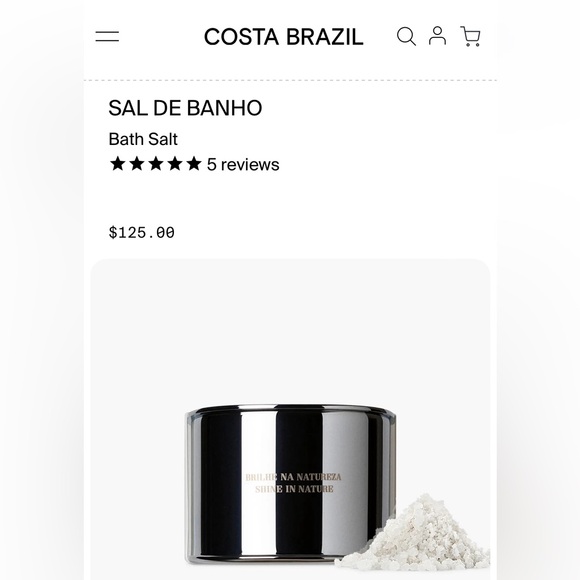 Costs Brazil - Bath Salts - New in sealed bag! - Picture 1 of 3